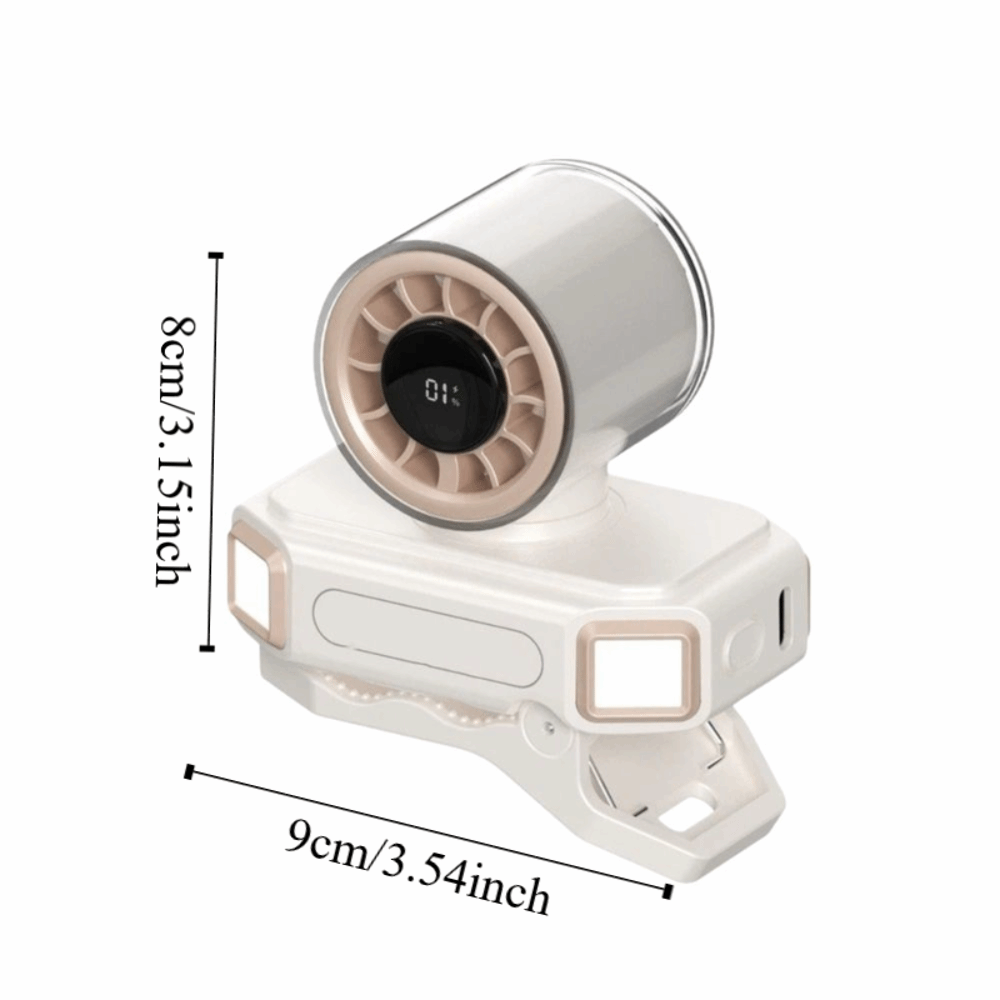 Turbo High Wind High Airflow Fan Portable Clip-on Heavy Duty Cooling Fan High Temperature Operation Cooling Turbo Blower Fan Camping