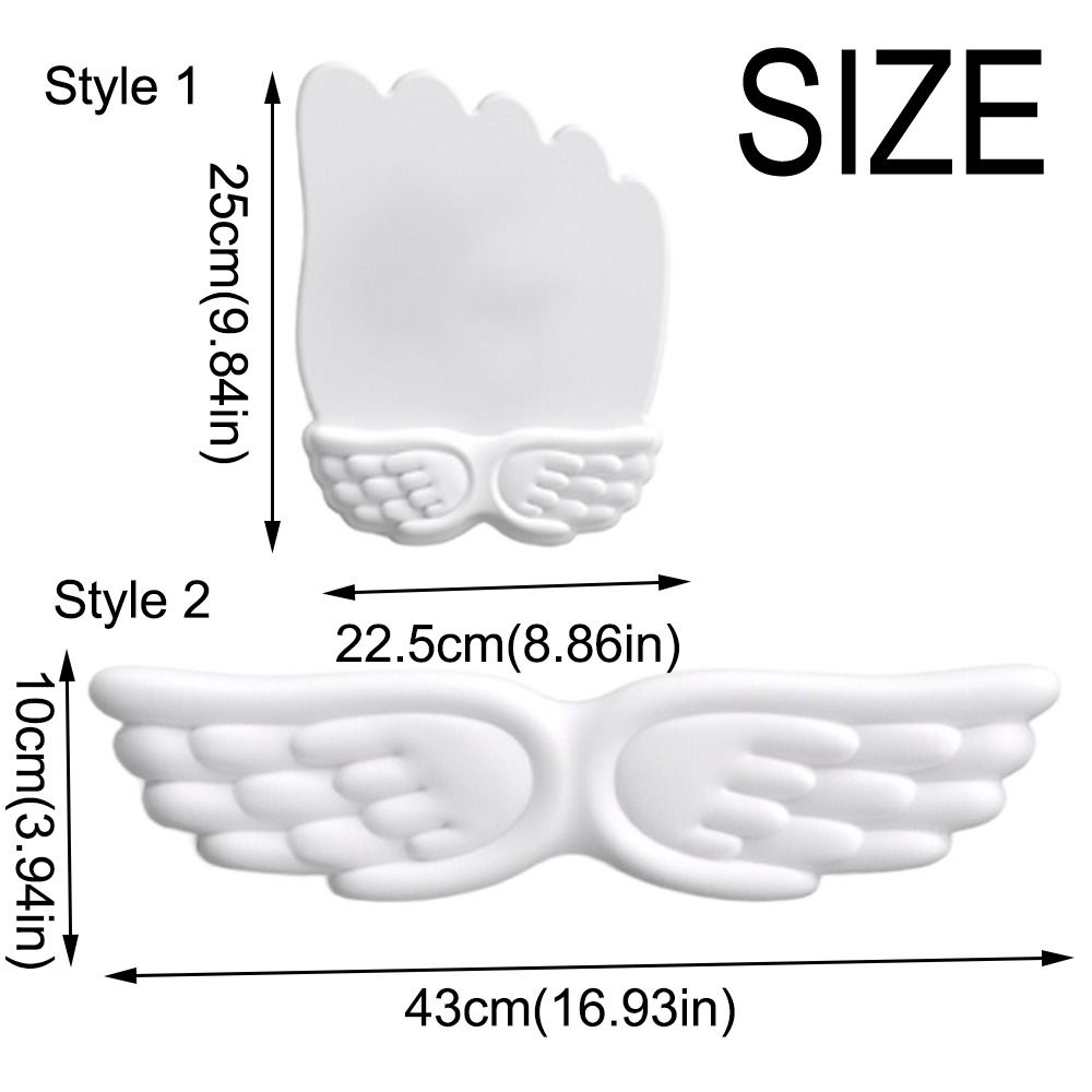 Durable Slow Rebound Mouse Wrist Support Pad Wing Design Creative Ergonomic Mouse Cushion Soft Comfort Wristband Mouse Mat Office Supplies