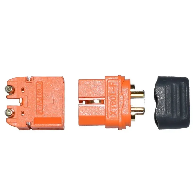 New with Signal Pin XT60I-F XT60I-PW 2+1 Plug Brass Model Parts 2+1 Connector Signal Pin Plug Accessories Aviation Plug Controller Motor Parts