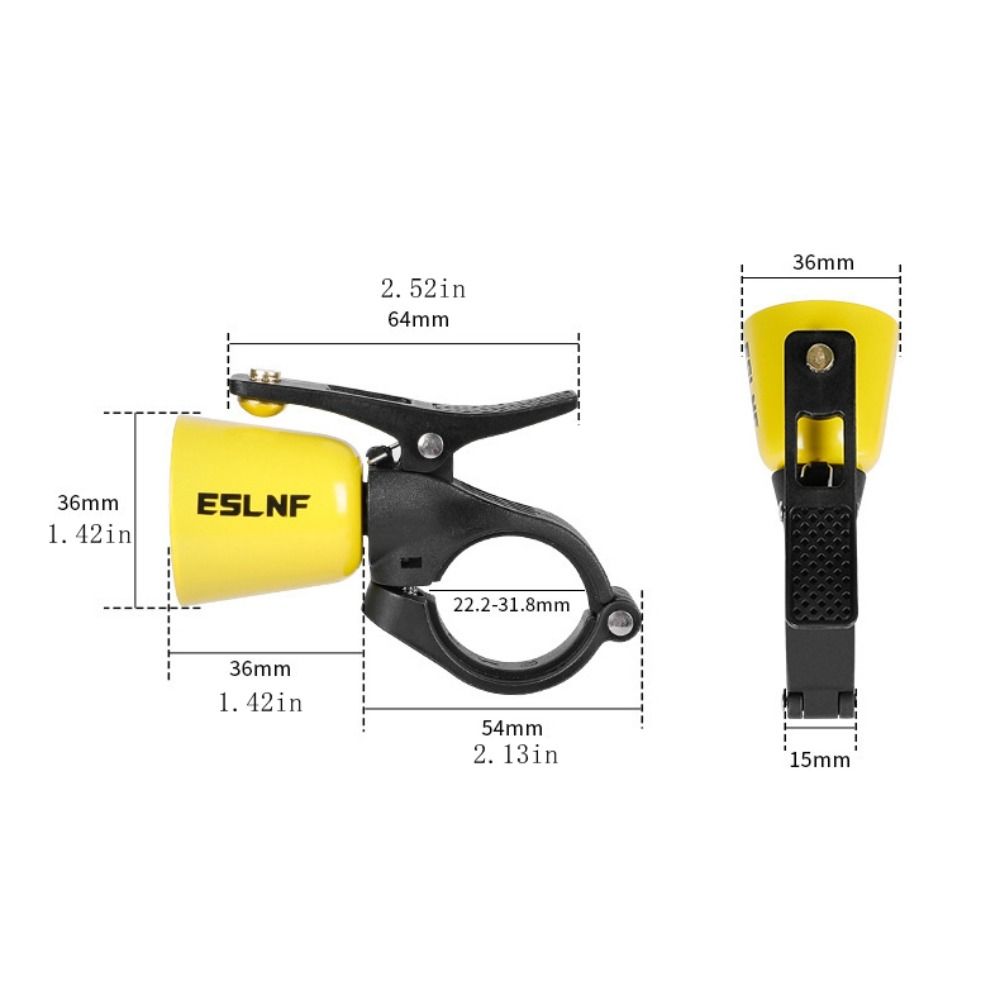 Bike Accessories Clear Bicycle Bell Warning Mini Bicycle Horn Remind Retro Bike Scooter Bell Bike Handlebar