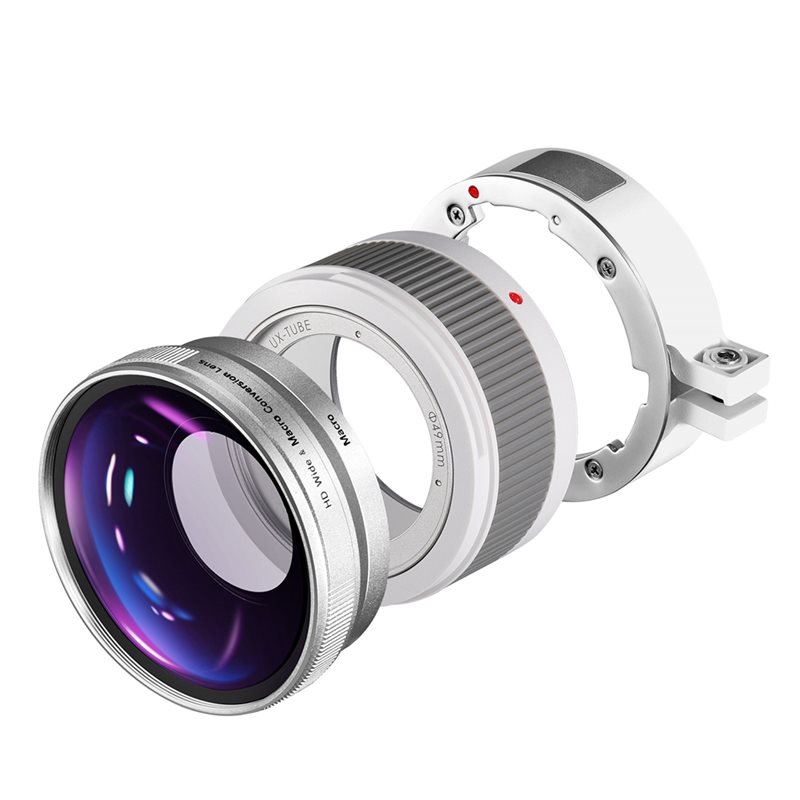 For Sony ZV-1 Camera 2-In-1 Wide Angle& Macro Lens 18MM HD Wide Angle+ 10X Macro