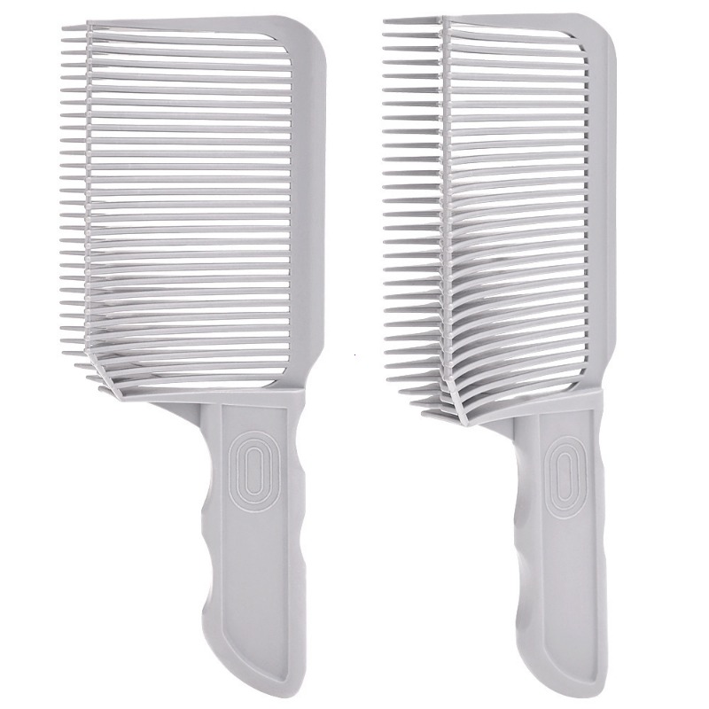 Wenefang Fashion 1pcs Mens Comb Hair Combs Blending Comb for Fades Comb for Men Styling Arc Flat Comb Supplies Utility Comb Man Positioning Comb