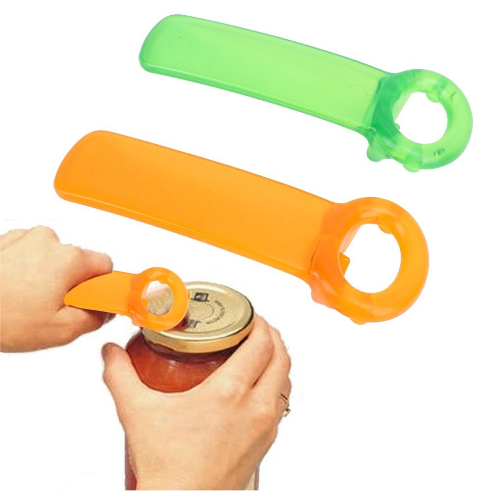 2pcs Multifunctional Tool ABS Jar Lid Opener Labor Saving Durable Plastic Plastic Jar Opener Easy Grip Design Easy Grip Opener Kitchen Use