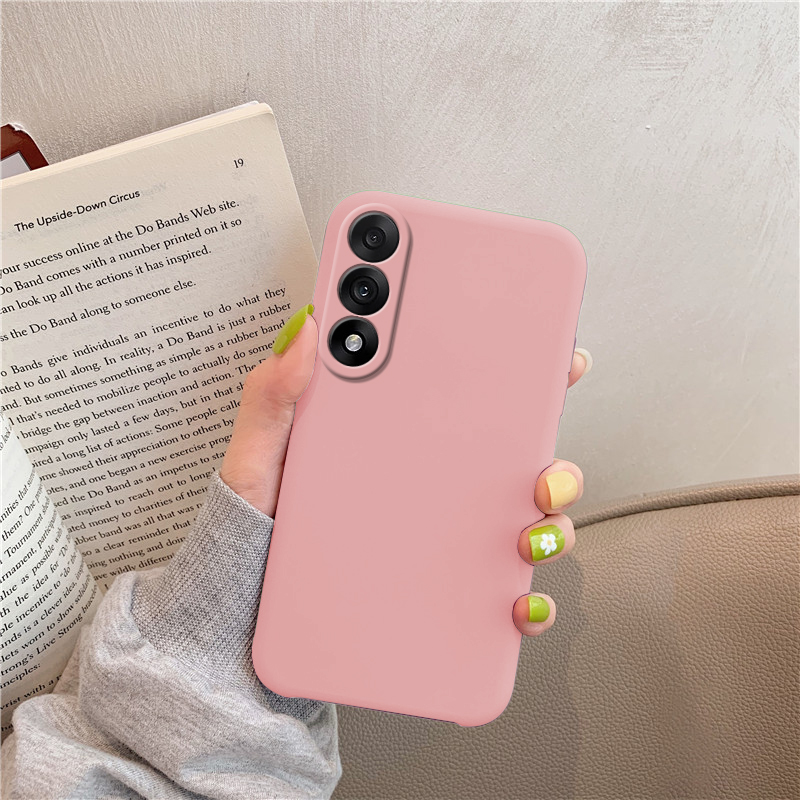 Biruiqu For Honor X7D Case Liquid Silicone Soft Gel Rubber Shockproof Cover
