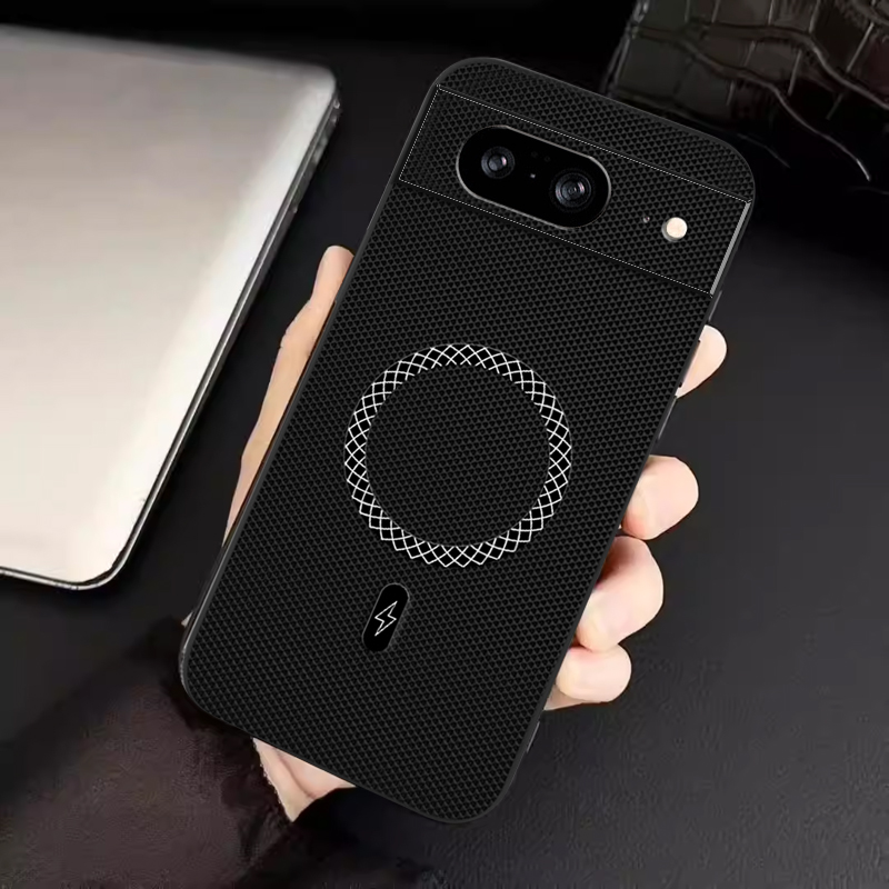 Biruiqu Google Pixel 8 New Ultra-thin Magnetic Leather Shock-absorbing Protective Phone Case
