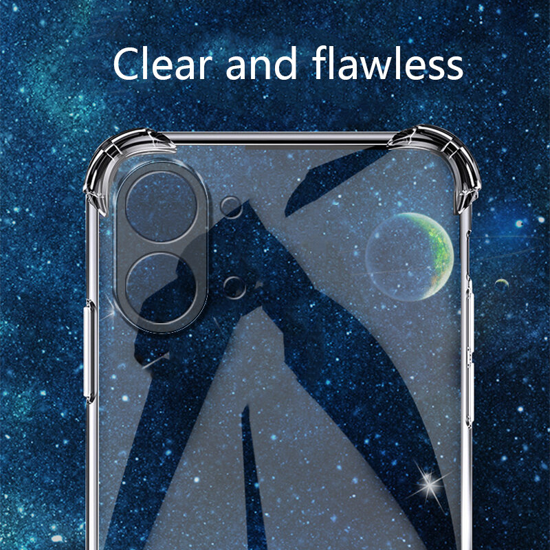 Biruiqu For Shockproof Soft Back Case Cover For Tecno Spark Go 3
