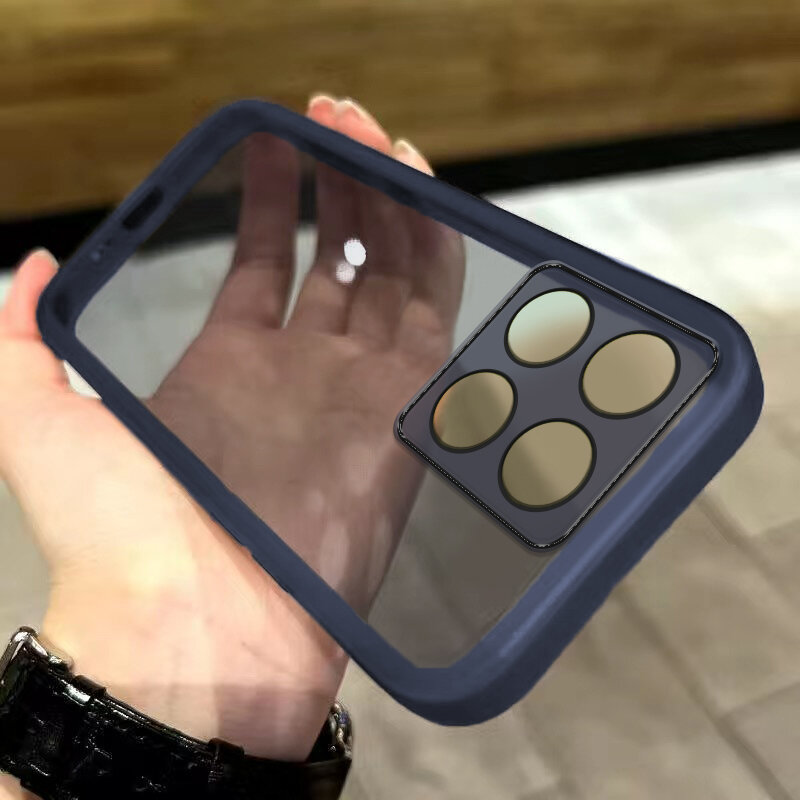 Sroof For Motorola Edge 70 New Shockproof Protective Case Transparent Soft Silicone All-Around Protection Phone Case