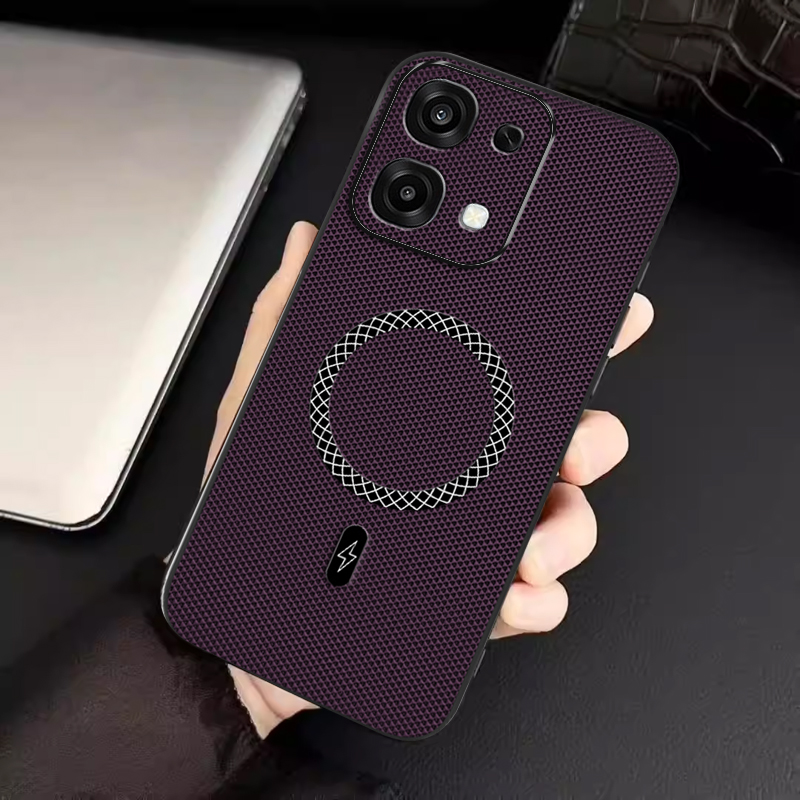Sroof OPPO A6 Pro New Ultra-thin Magnetic Leather Shock-absorbing Protective Phone Case