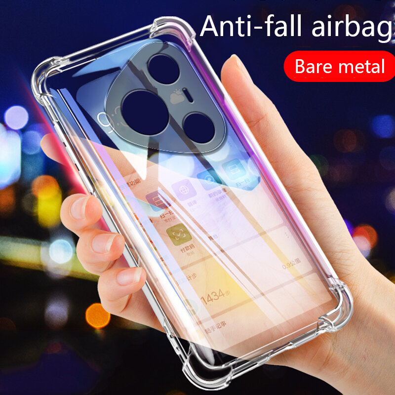 Biruiqu For Shockproof Soft Back Case Cover For Huawei Pura 80 Pro Ultra