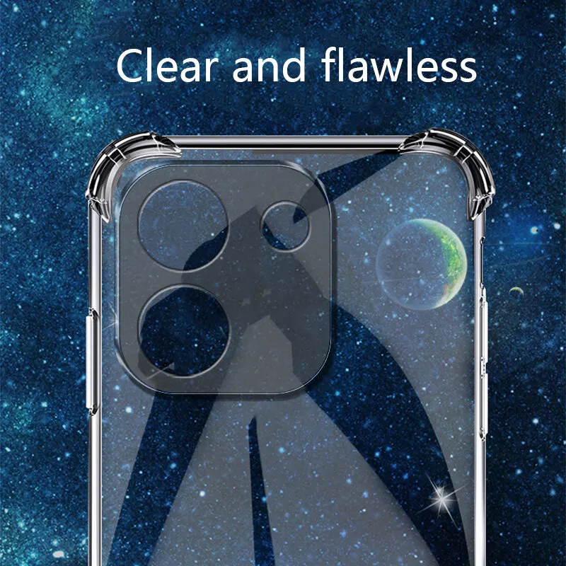 Sroof For Shockproof Soft Back Case Cover For Redmi Note 17 Pro Max
