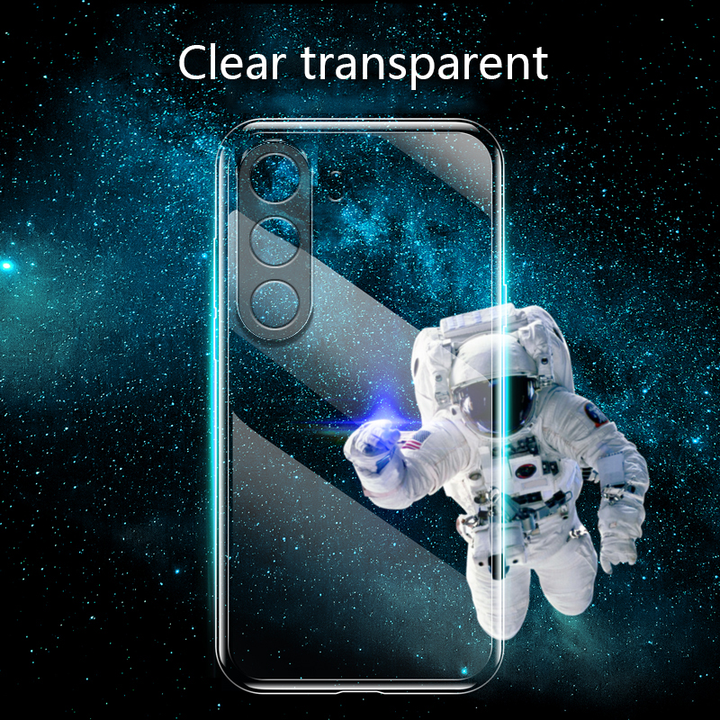 Biruiqu For Realme 13 Back Cover Soft Casing Transparent TPU Case Covers