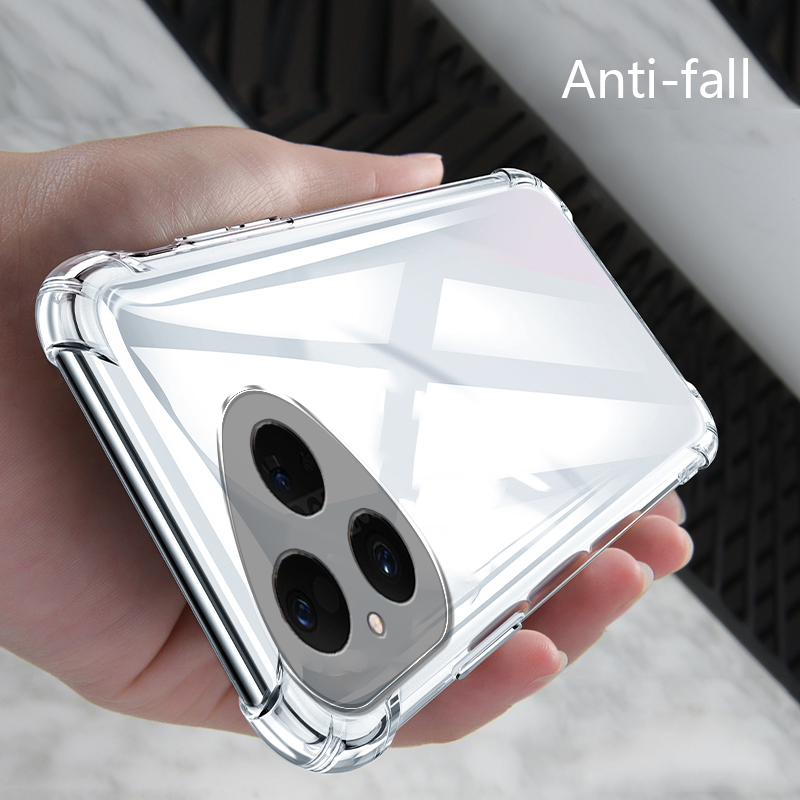 Sroof Casing For Huawei Pura 80 New transparent airbag four corners drop-proof all-inclusive phone case