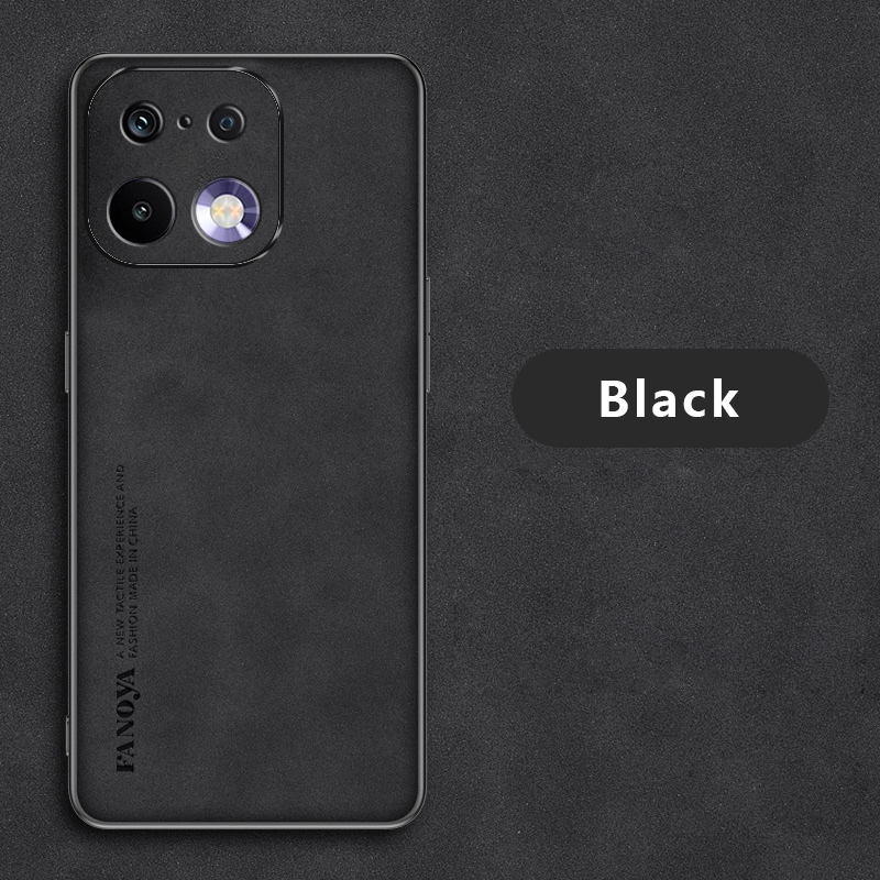 Biruiqu For Realme 16 Pro Lambskin Leather Pounch Silicone Shockproof Case Slim Back Cover