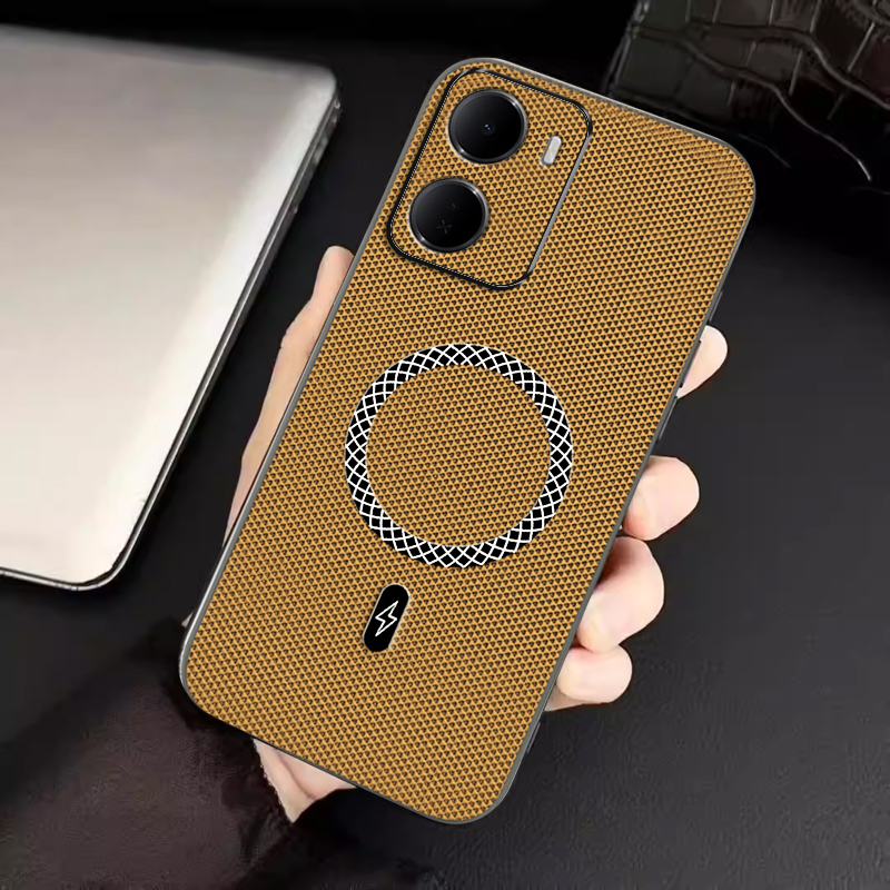 Sroof Redmi 15A New Ultra-thin Magnetic Leather Shock-absorbing Protective Phone Case