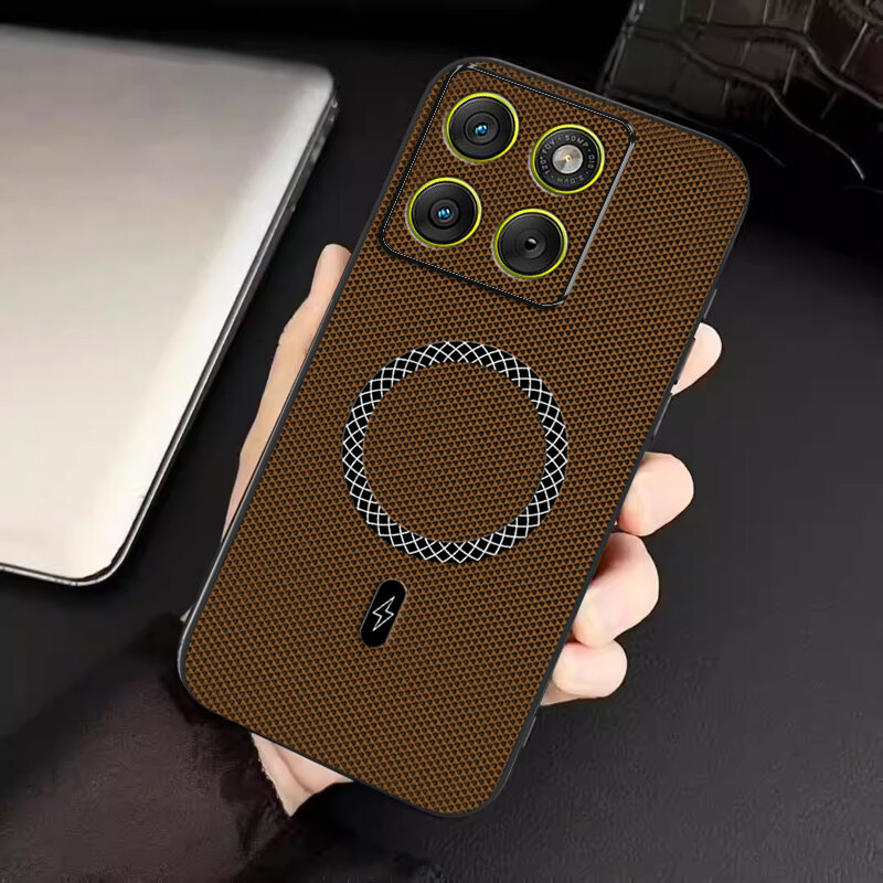 Sroof Motorola Edge 70 New Ultra-thin Magnetic Leather Shock-absorbing Protective Phone Case