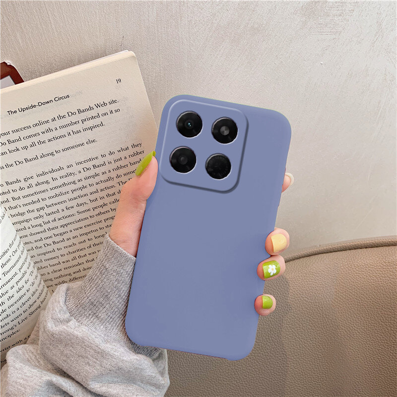 Biruiqu For Motorola Moto G37 Case Silicone Soft Gel Rubber Shockproof Cover
