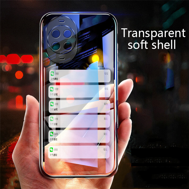 Biruiqu For Huawei Nova 14 Back Cover Soft Casing Transparent TPU Simple Case Covers
