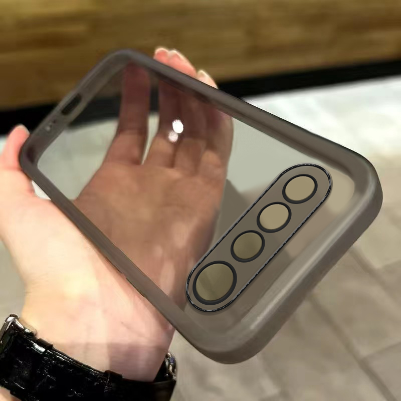 Biruiqu For Realme 16 New Shockproof Protective Case Transparent Soft Silicone All-Around Protection Phone Case