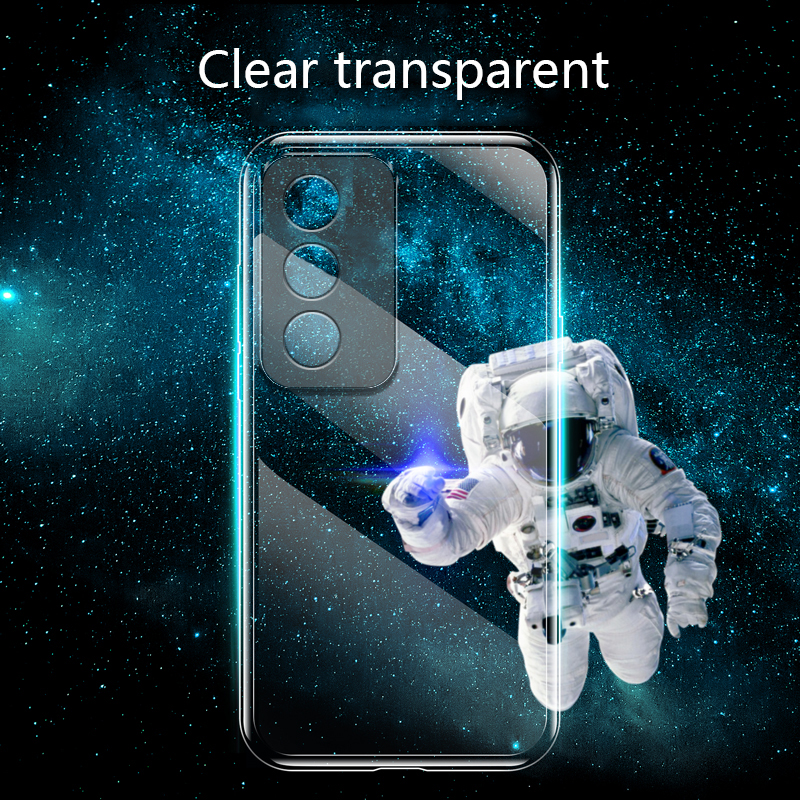 Biruiqu For OPPO A80 Back Cover Soft Casing Transparent TPU Simple Case Covers
