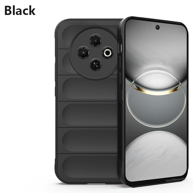 Biruiqu For Tecno Spark 30C Illusionary Shield Silicone Soft Shell Anti-fall And Shock-absorbing Protective Phone Case