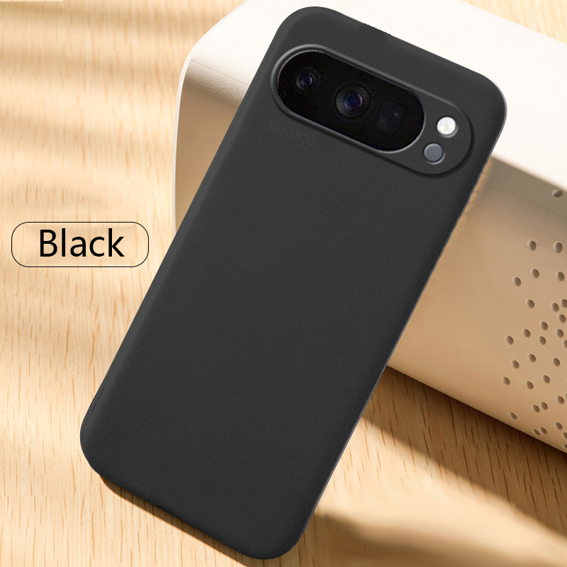 Biruiqu For Google Pixel 10 Pro 10 Pro XL Anti Slip Soft TPU Sandstone Matte Back Case Cover