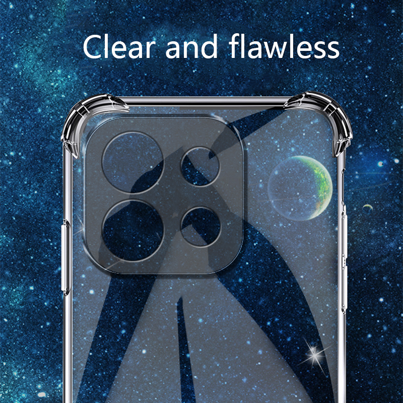Sroof For Shockproof Soft Back Case Cover For Huawei Nova Y74