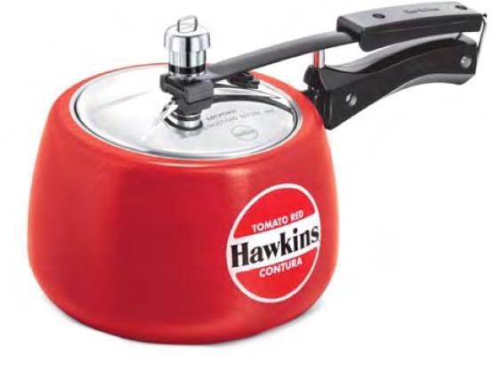 Hawkins Ceramic-Coated Contura Pressure Cooker (Ctr30)- 3 Litre