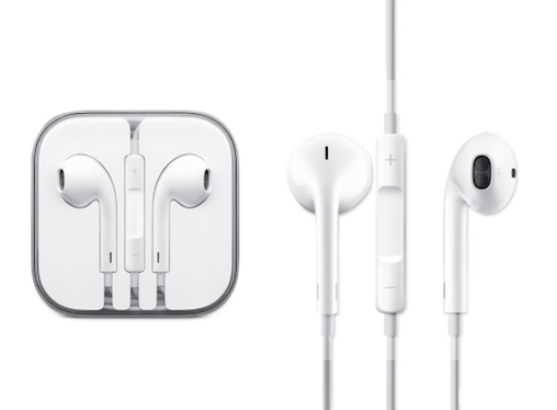 White Earpod With Remote And Mic