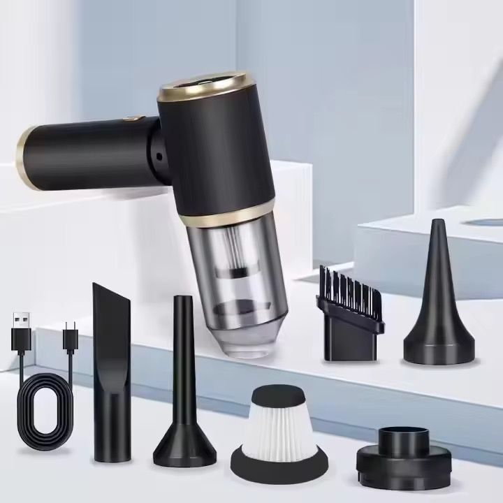 Portable Mini Handheld Blowing and Suction Integrated Cordless Car Vacuum Cleaner