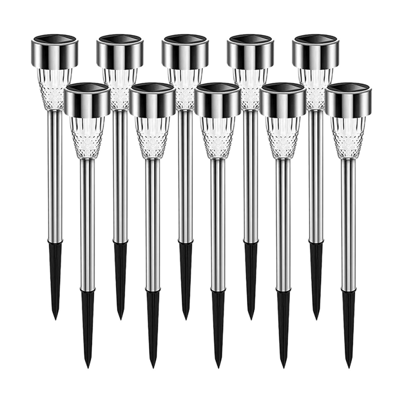 OUMERY 10PCS Solar Lights Outdoor Water-Resitant LED Lighting Solar Powered Outdoor Lights Solar Garden Lights,B