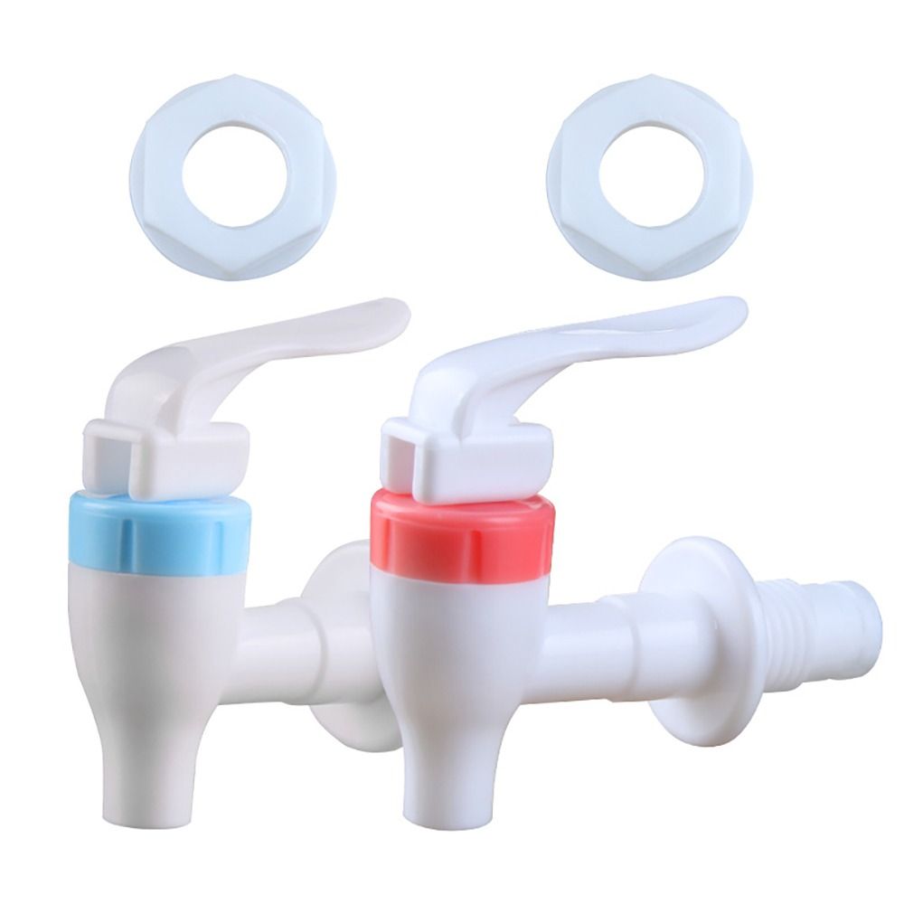 Water Valve Universal Size Water Dispenser Faucet Push Type Plastic Tap Replacement Water Dispenser Part Home