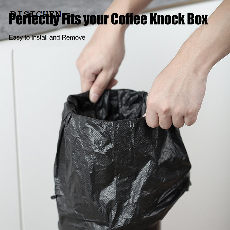DISICHEN Original Espresso Knock Box Garbage Bags Extra Large Trash Bags Disposable Garbage Classification Plastic Bags And Home Accessories
