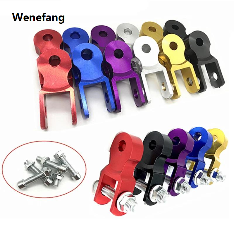 Wenefang Motorcycle Rear Shock Absorber Booster CNC Aluminum Height Adjuster Original Suspension Extender Slider for Dirt Bike/ATV Heavy-Duty Lift