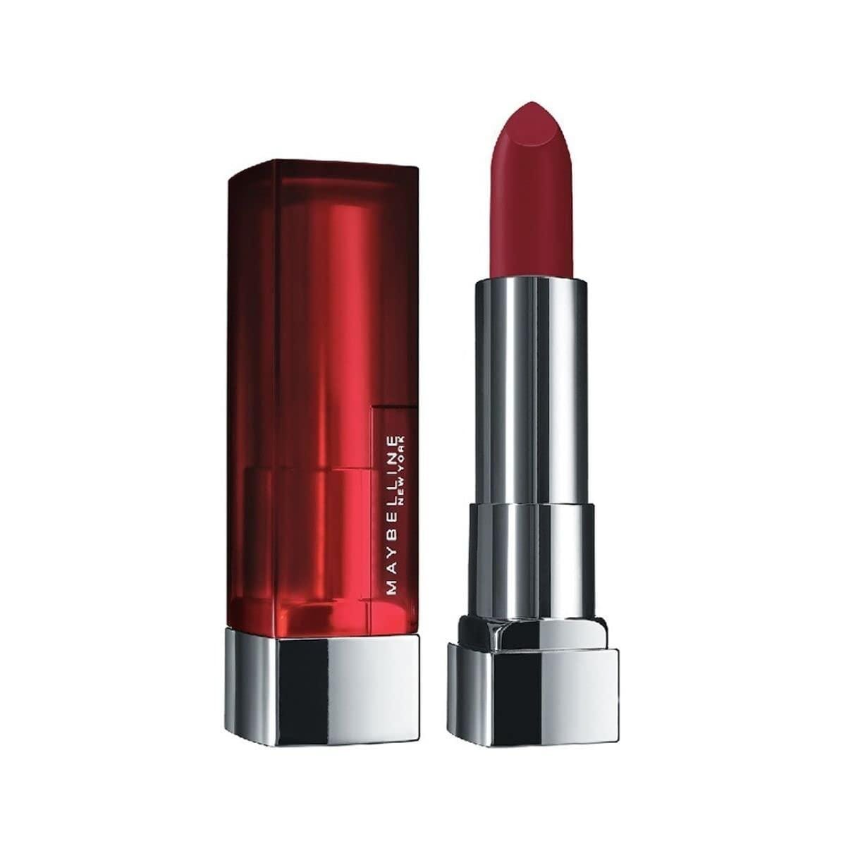 Maybelline New York Color Sensational Creamy Matte Lipstick 695 Divine Wine, 3.9g