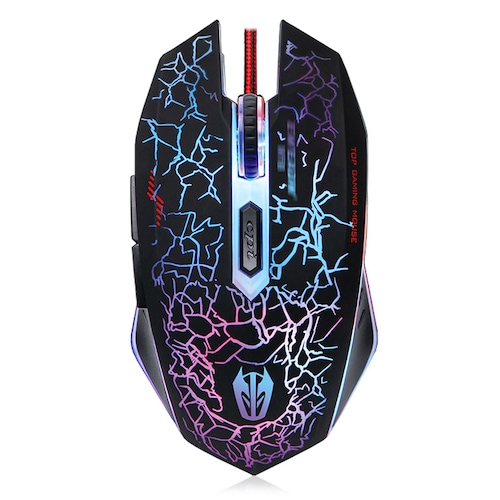 EWEADN V3 6D LED Backlight Gaming Wired Mechanical Gaming Mouse