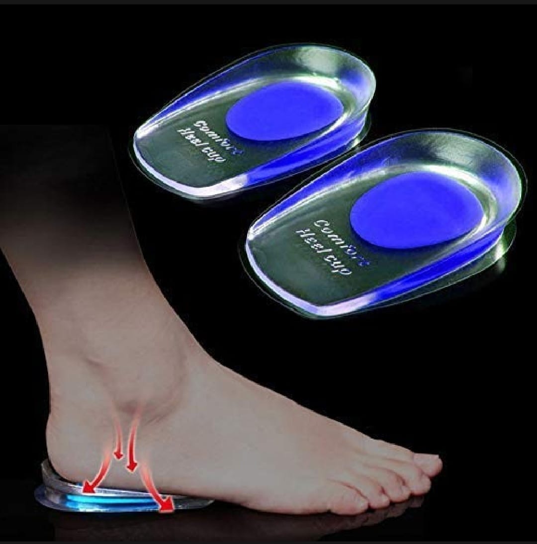 Heel Pad Protector Insole Cups For Heel Swelling Pain Relief