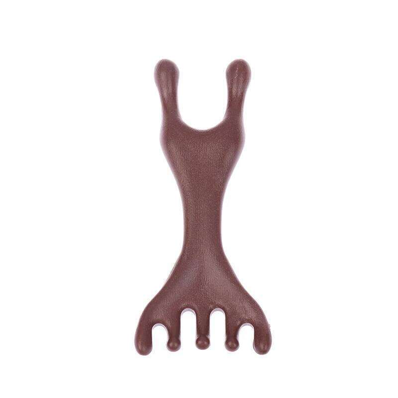 1Pc Wood Body Meridian Massage Wide Tooth Face Eye Shoulder Neck Comb Acupuncture Therapy Blood Circulation Guasha Tool