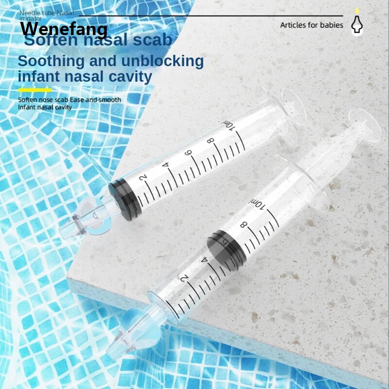 Wenefang 10ML/20ML Baby Nasal Aspirator Syringe Baby Nose Cleaner Rhinitis Nasal Washer Irrigator Baby Nose Washing for Children