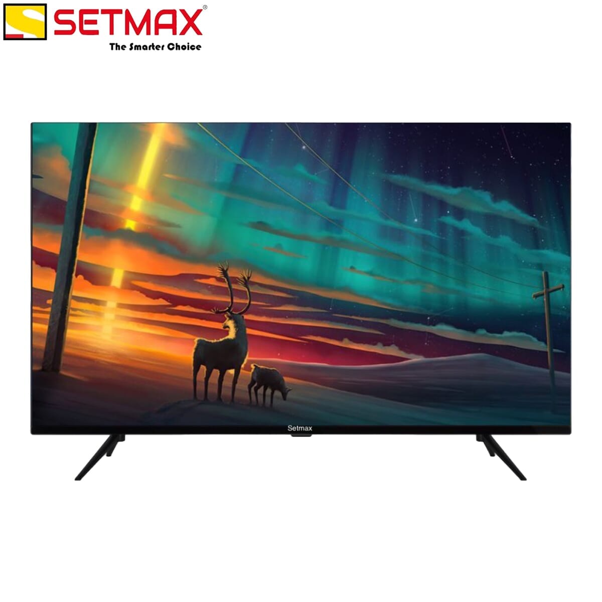 SETMAX 32" TV Smart Frameless LED Television
