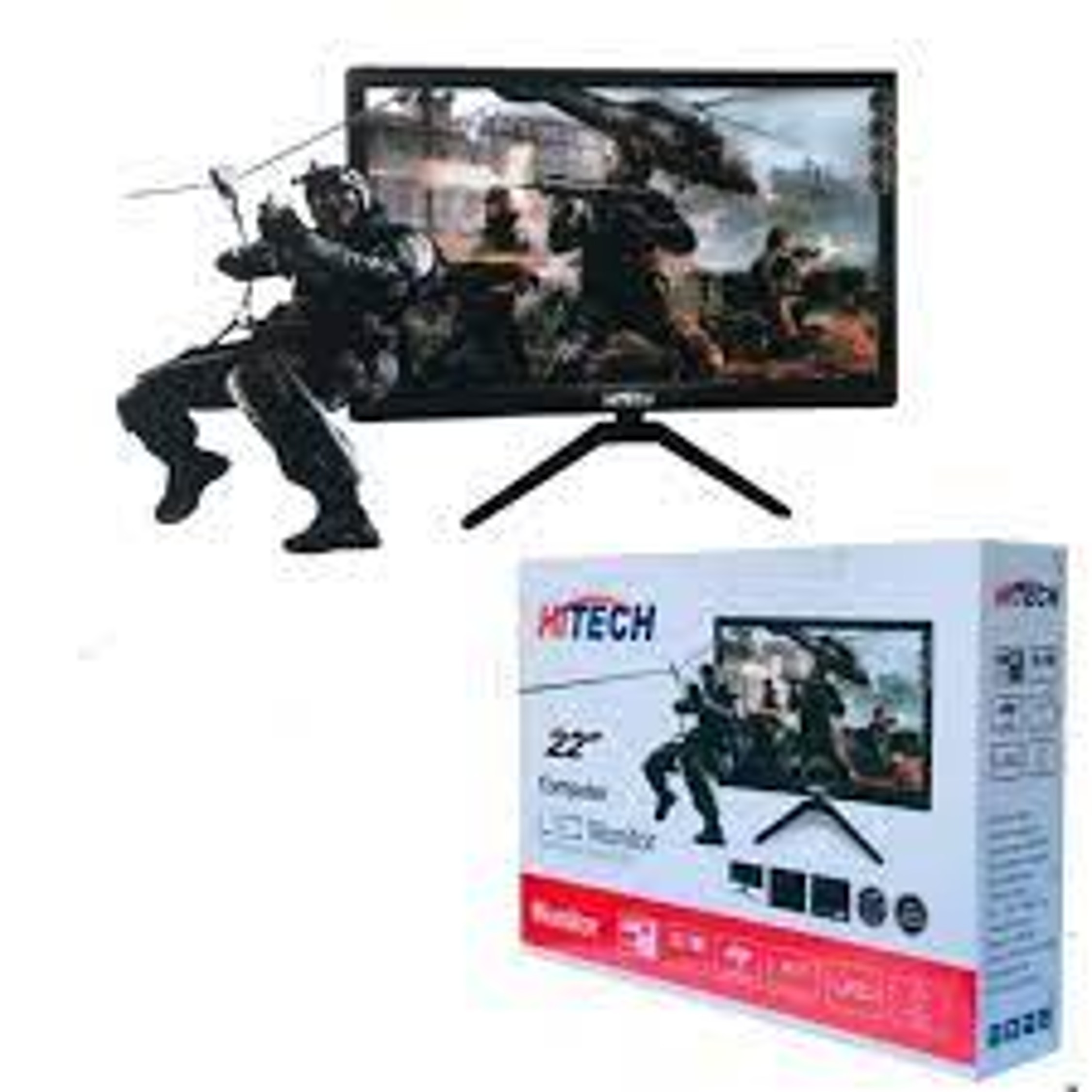 Hitech 19" LED Monitor With VGA & HDMI Supported
