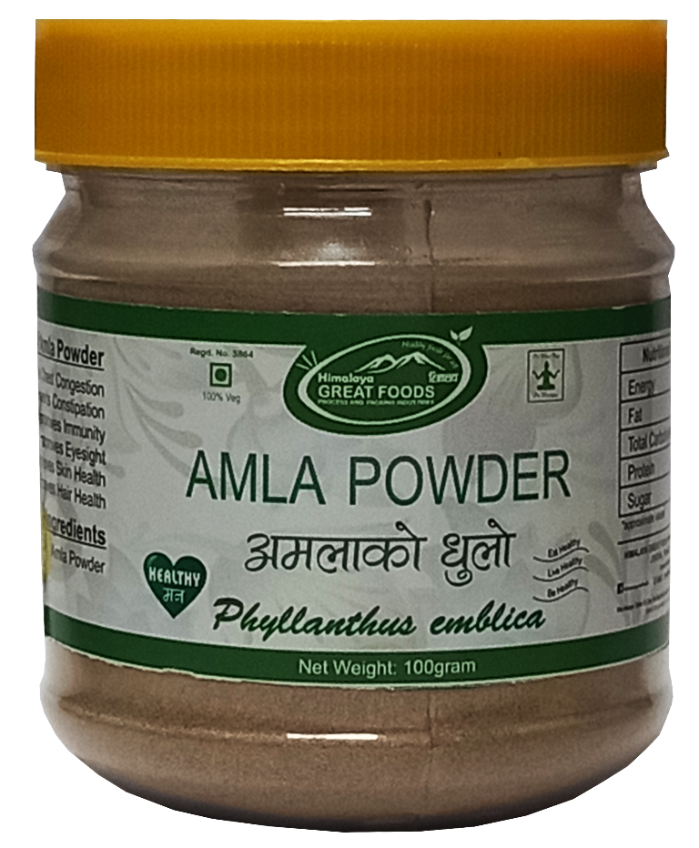 Himalaya Great Foods Amla/Gooseberry Powder Jar Pack- 100gm