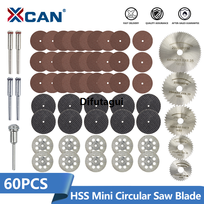2025 NEW For Saw Blades, Diamond s, Wood Resin, Circular Saw Blades, Mini High Speed Steel, XCAN60pcs, Set Cutting Metal, Power Tools, Dremel Drill Bits