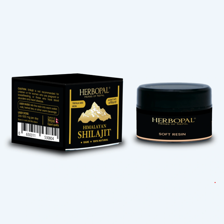 Herbopal Shilajit: 100% Pure Organic Lab Tested Shilajit Resin 12 GM