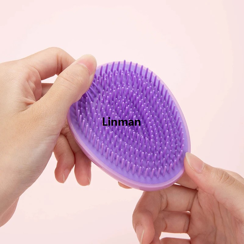 Mini Detangling Brush Egg Round Shape Scalp Massage Hairbrush Tangled Salon Hairdress Hair Styling Comb Travel