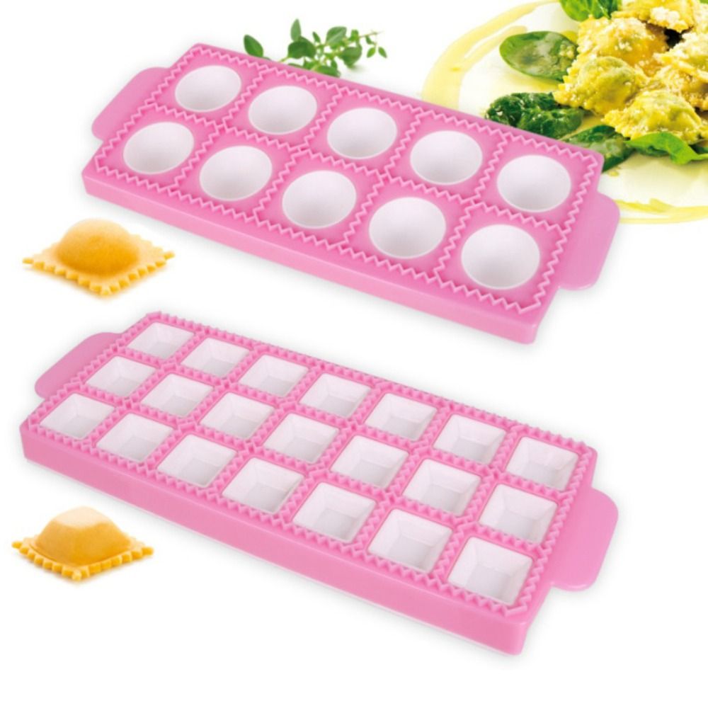 Kitchen Tools Plastic Ravioli Mould 10/14 /21grids Baking Tools Italian Dumplings Mold Various shapes Mousse Pastry Tool Pastry Dumplings Mold Handmade