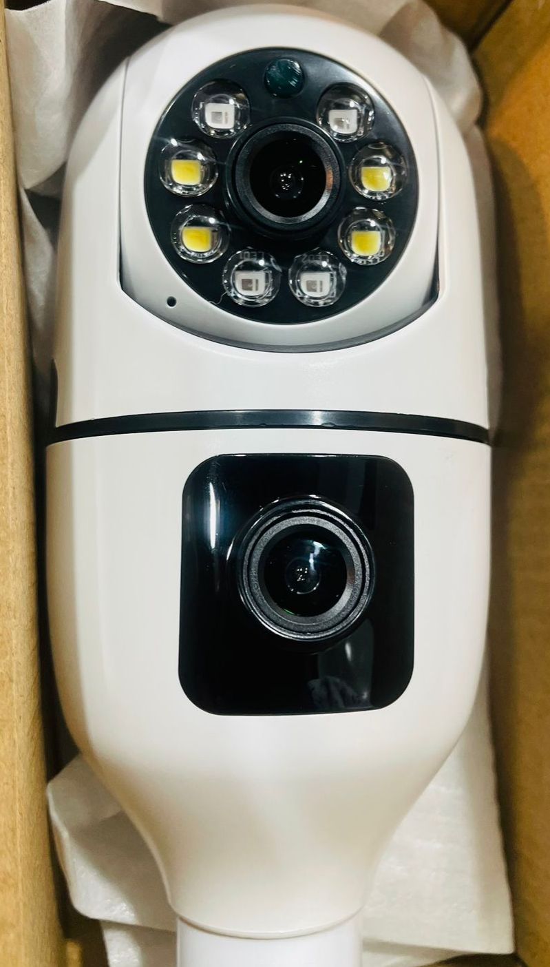 Wifi Smart Net Camera Tracking 360° Rotation 3D Panoramic Security 1080p Two Way Audio Voice Bulb Both 2MP PTZ IP Camera Night Vision CCTV