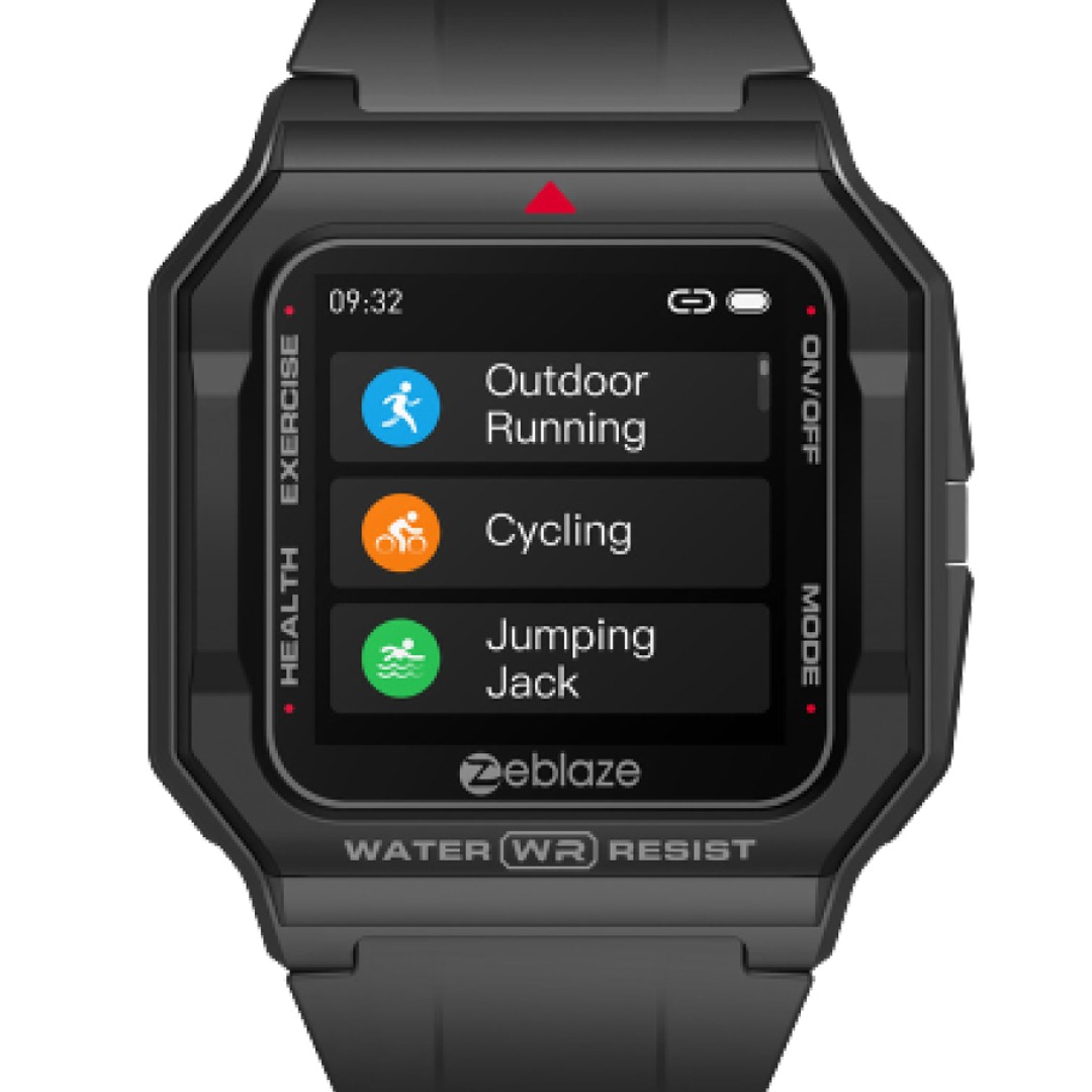 Zeblaze Ares Heart Rate Tracking Smartwatch Multi Watch Face 3 ATM 15 Days Battery Life