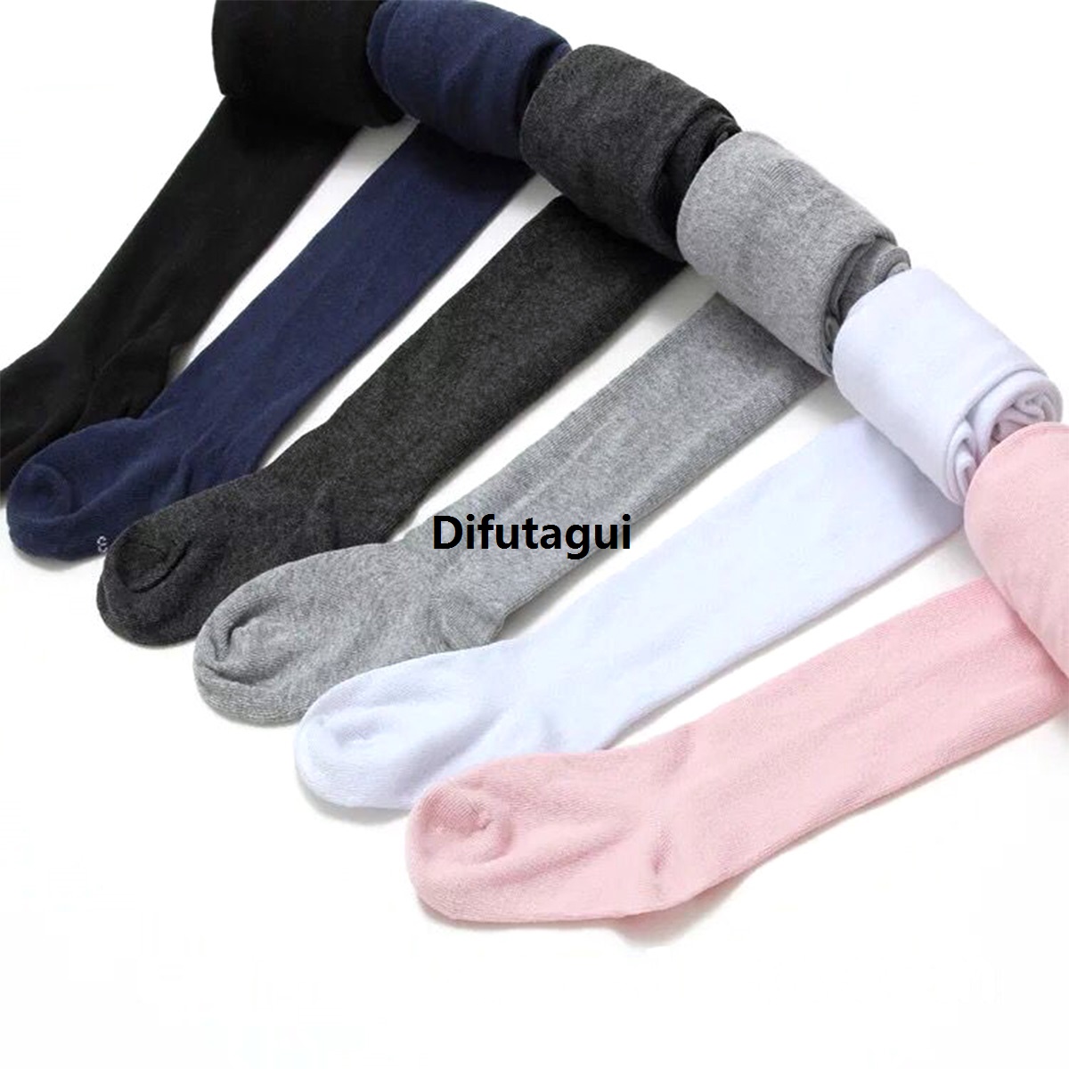 Difutagui Pudcoco Kids Baby Girls Cotton Tights Pure Color Warm Soft Bargain price Elastic High Waist Pantyhose for Daily Wearing 0-7T