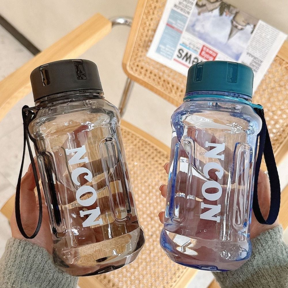 Outdoor Sports 850/1100/1300ml Clear Water Bottle Large Capacity Lightweight Water Jugs Leakproof Travel Kettle