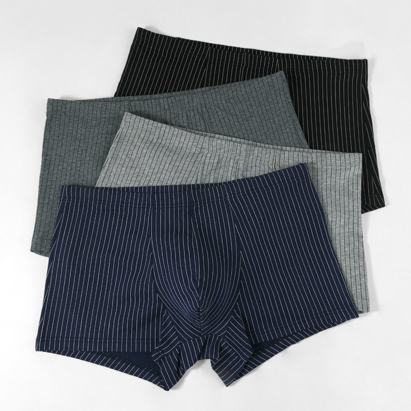 Lingerie thin boxer shorts size big teen cotton men's underwear boxer shorts boys shorts summer
